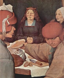 農民の結婚式、詳細 作： Pieter Bruegel the Elder